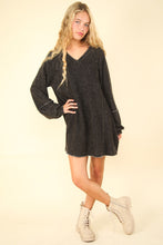 Load image into Gallery viewer, VERY J Mineral Washed Oversized A-Line Mini Dress
