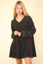 Load image into Gallery viewer, VERY J Mineral Washed Oversized A-Line Mini Dress
