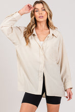 Load image into Gallery viewer, SAGE + FIG Striped Button Up Long Sleeve Shirt
