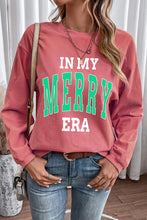 Load image into Gallery viewer, IN MY MERRY ERA Graphic Corded Sweatshirt
