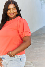 Load image into Gallery viewer, Sweet Innocence Puff Short Sleeve Top
