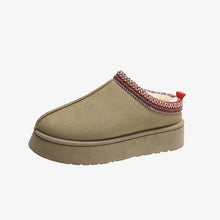 Load image into Gallery viewer, Aztec Fur Lined Slippers
