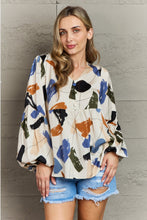 Load image into Gallery viewer, Wishful Thinking Multi Colored Printed Blouse
