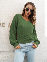 Load image into Gallery viewer, V-Neck Long Sleeve Sweater
