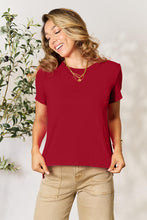 Load image into Gallery viewer, Basic Round Neck Short Sleeve T-Shirt
