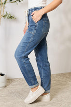 Load image into Gallery viewer, Judy Blue Full Size High Waist Drawstring Denim Jeans
