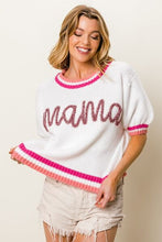 Load image into Gallery viewer, MAMA Short Sleeve Sweater
