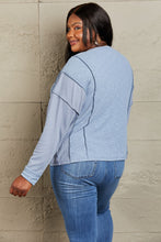 Load image into Gallery viewer, Understand Me Full Size Oversized Henley Top
