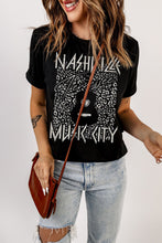 Load image into Gallery viewer, Nashville Graphic Cuffed Sleeve Tee
