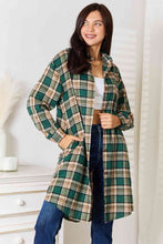 Load image into Gallery viewer, Green Plaid Shacket
