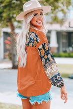 Load image into Gallery viewer, Falling with Floral Top
