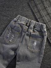 Load image into Gallery viewer, Distressed Elastic Waist Pants
