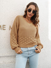 Load image into Gallery viewer, V-Neck Long Sleeve Sweater
