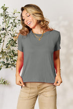 Load image into Gallery viewer, Basic Round Neck Short Sleeve T-Shirt
