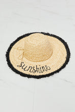 Load image into Gallery viewer, Sunshine Straw Fringe Hat
