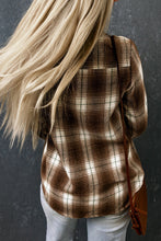 Load image into Gallery viewer, Brown Plaid Shirt
