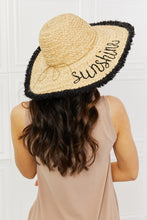 Load image into Gallery viewer, Sunshine Straw Fringe Hat
