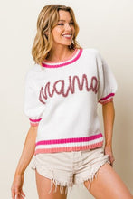 Load image into Gallery viewer, MAMA Short Sleeve Sweater
