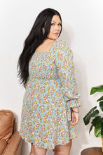 Load image into Gallery viewer, Double Take Floral Smocked Dress
