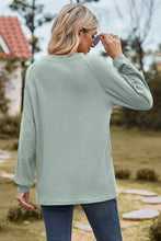 Load image into Gallery viewer, Round Neck Raglan Sleeve Sweatshirt
