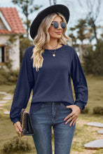 Load image into Gallery viewer, Round Neck Raglan Sleeve Sweatshirt

