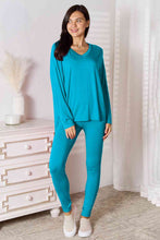 Load image into Gallery viewer, Soft Rayon Long Sleeve Top and Leggings Set
