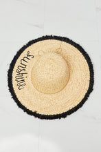Load image into Gallery viewer, Sunshine Straw Fringe Hat
