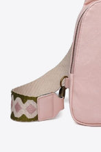 Load image into Gallery viewer, Patterned Adjustable Strap Leather Sling Bag

