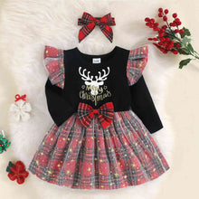 Load image into Gallery viewer, MERRY CHRISMAS Reindeer Graphic Dress
