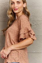 Load image into Gallery viewer, Darling Delights Polka Dot Woven Top
