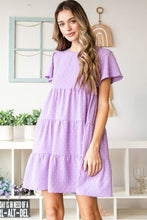 Load image into Gallery viewer, Lilac Swiss Dot Dress
