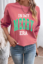Load image into Gallery viewer, IN MY MERRY ERA Graphic Corded Sweatshirt
